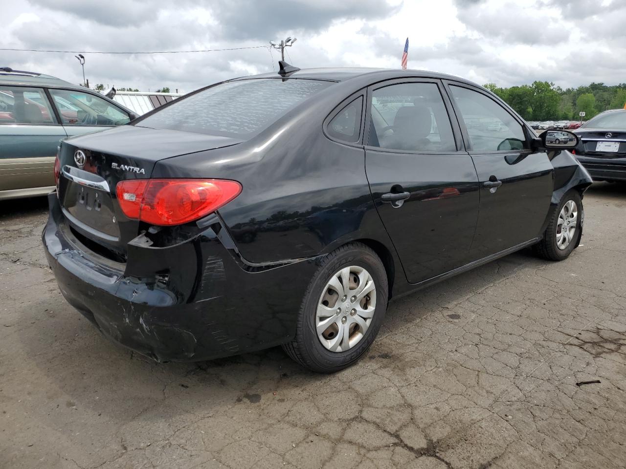 KMHDU4AD2AU894619 2010 Hyundai Elantra Blue