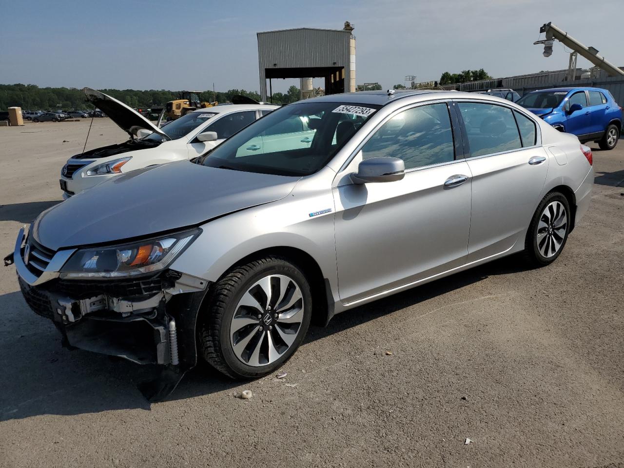 2014 Honda Accord Hybrid Exl VIN: 1HGCR6F59EA002020 Lot: 55427293