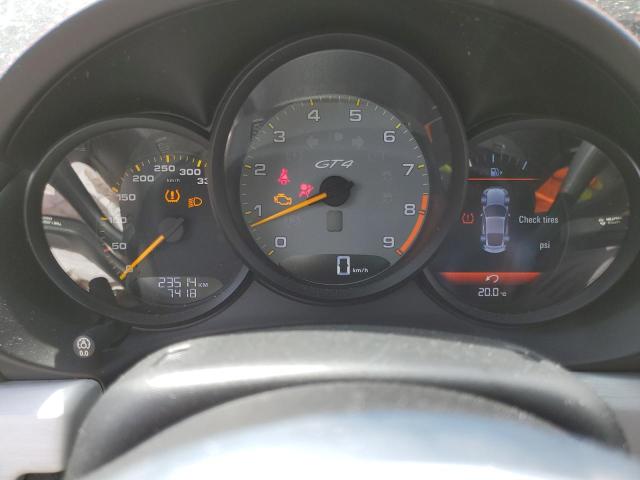 2016 PORSCHE CAYMAN GT4