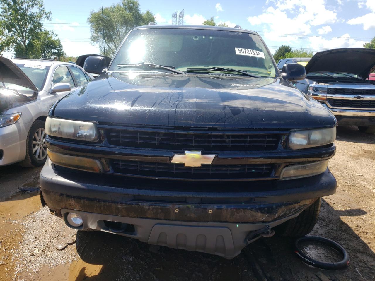 2003 Chevrolet Tahoe K1500 VIN: 1GNEK13Z93R315354 Lot: 60731334