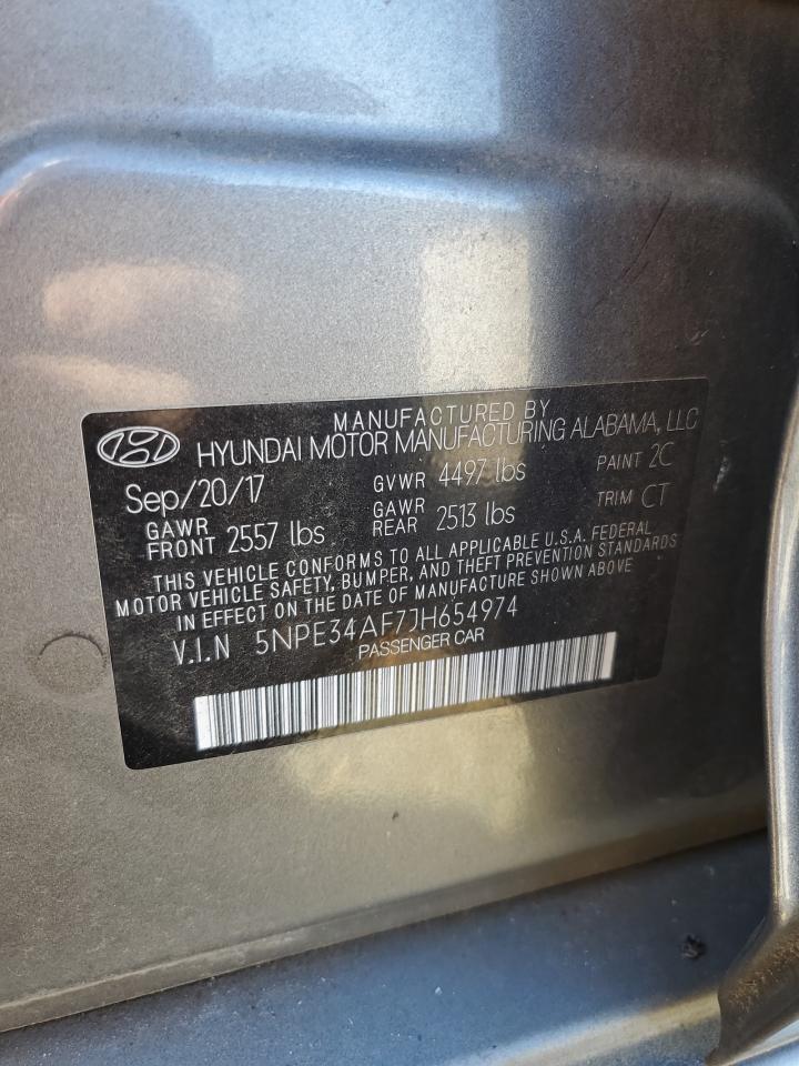 2018 Hyundai Sonata Sport VIN: 5NPE34AF7JH654974 Lot: 57722184