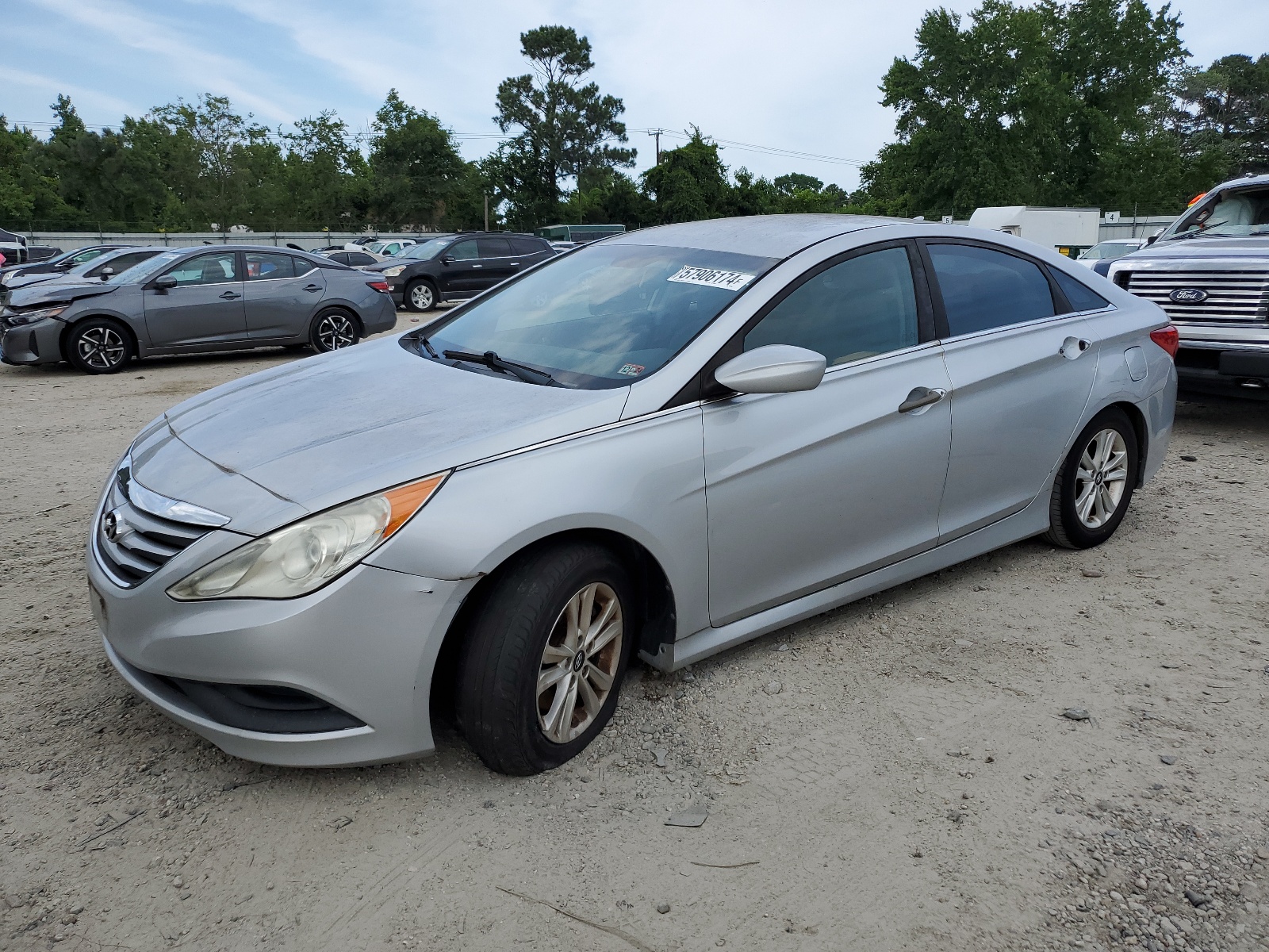 5NPEB4AC5EH887153 2014 Hyundai Sonata Gls