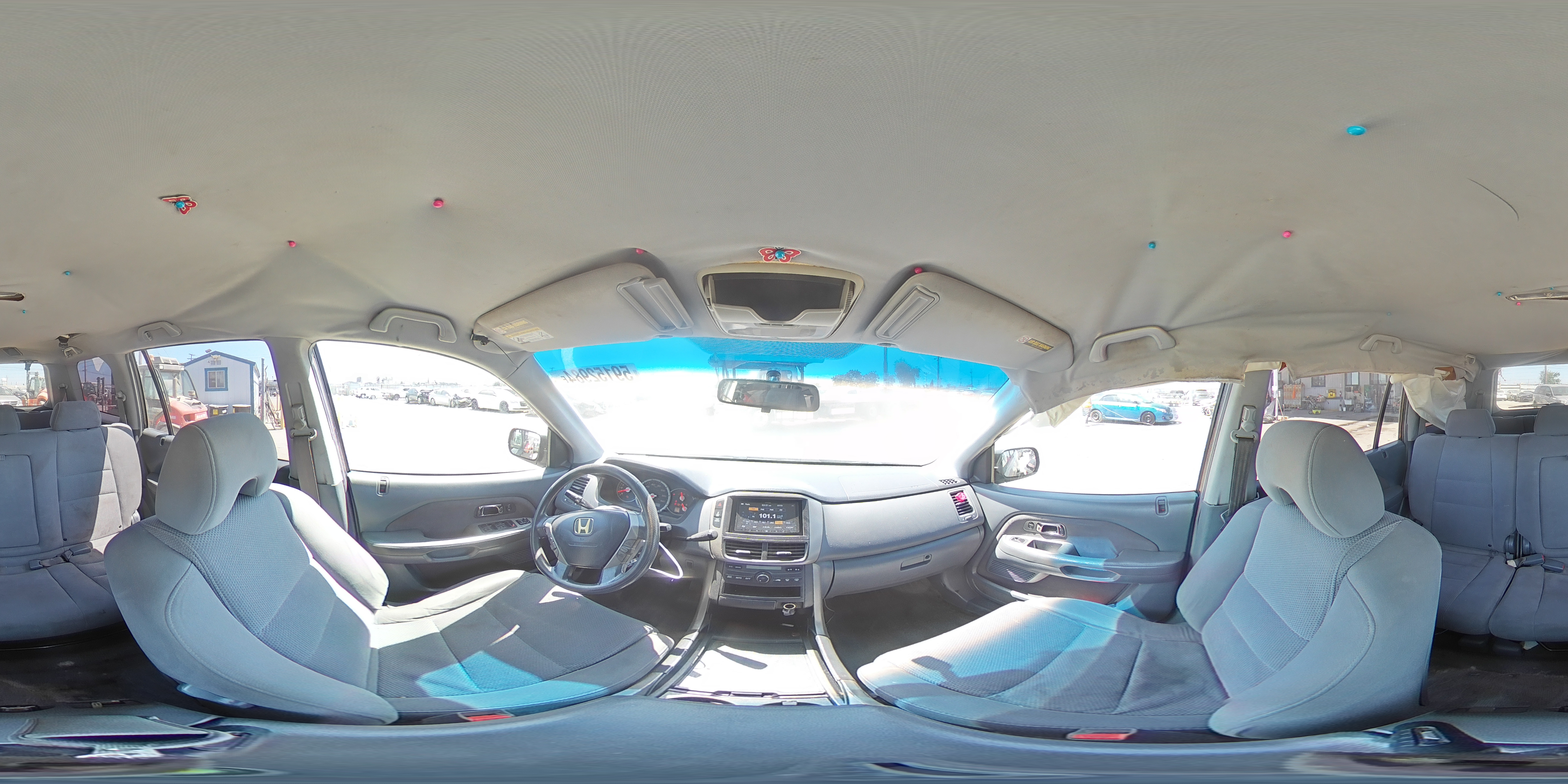 2007 Honda Pilot Ex VIN: 2HKYF18407H535194 Lot: 59152984