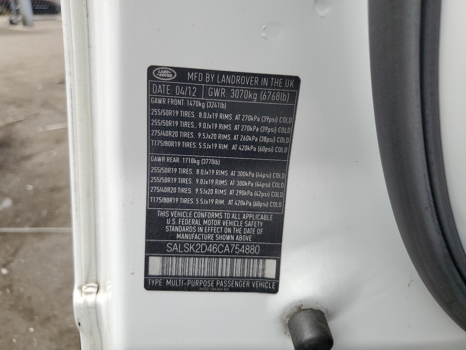 SALSK2D46CA754880 2012 Land Rover Range Rover Sport Hse Luxury