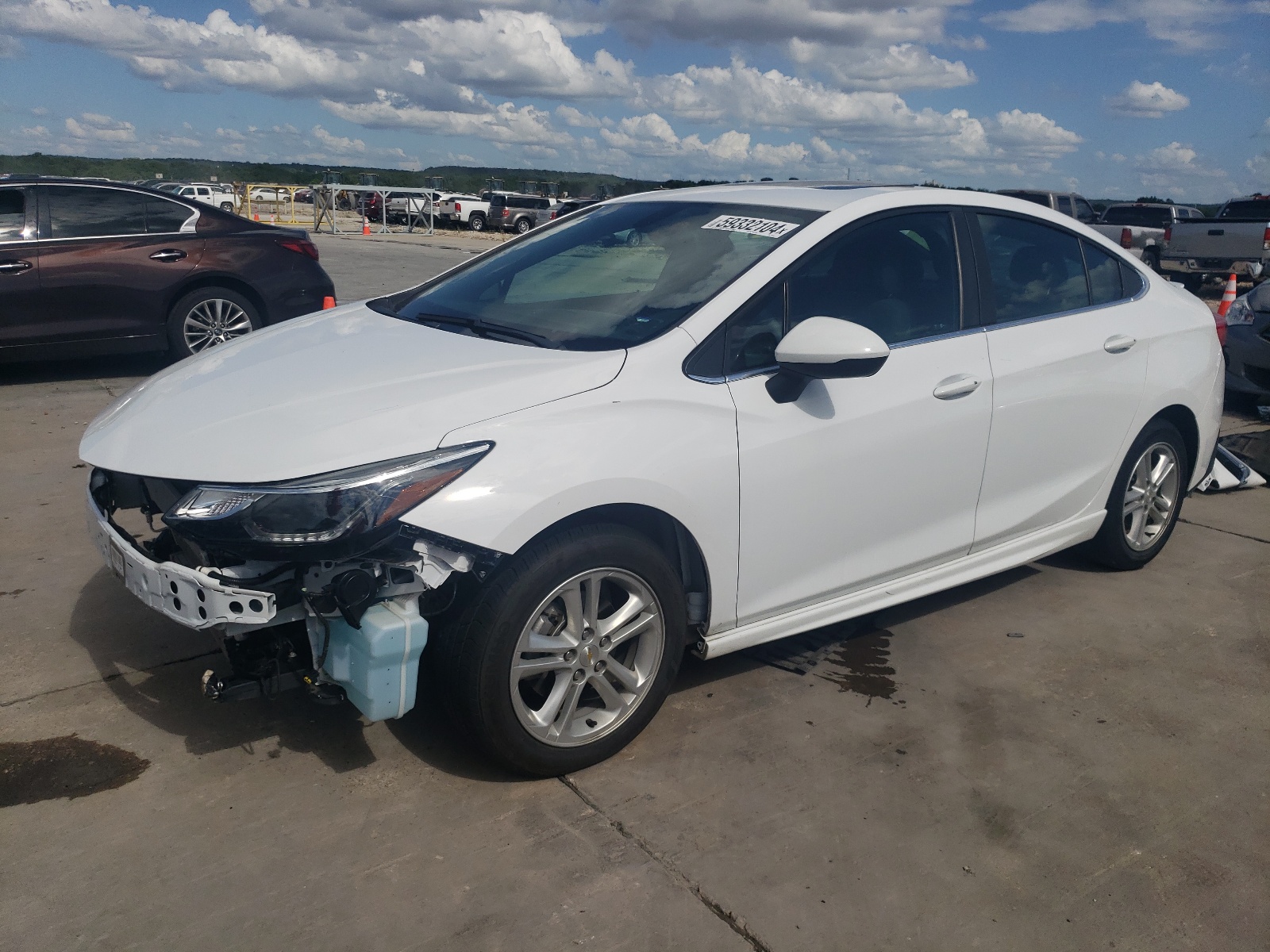 2017 Chevrolet Cruze Lt vin: 1G1BE5SM3H7156536