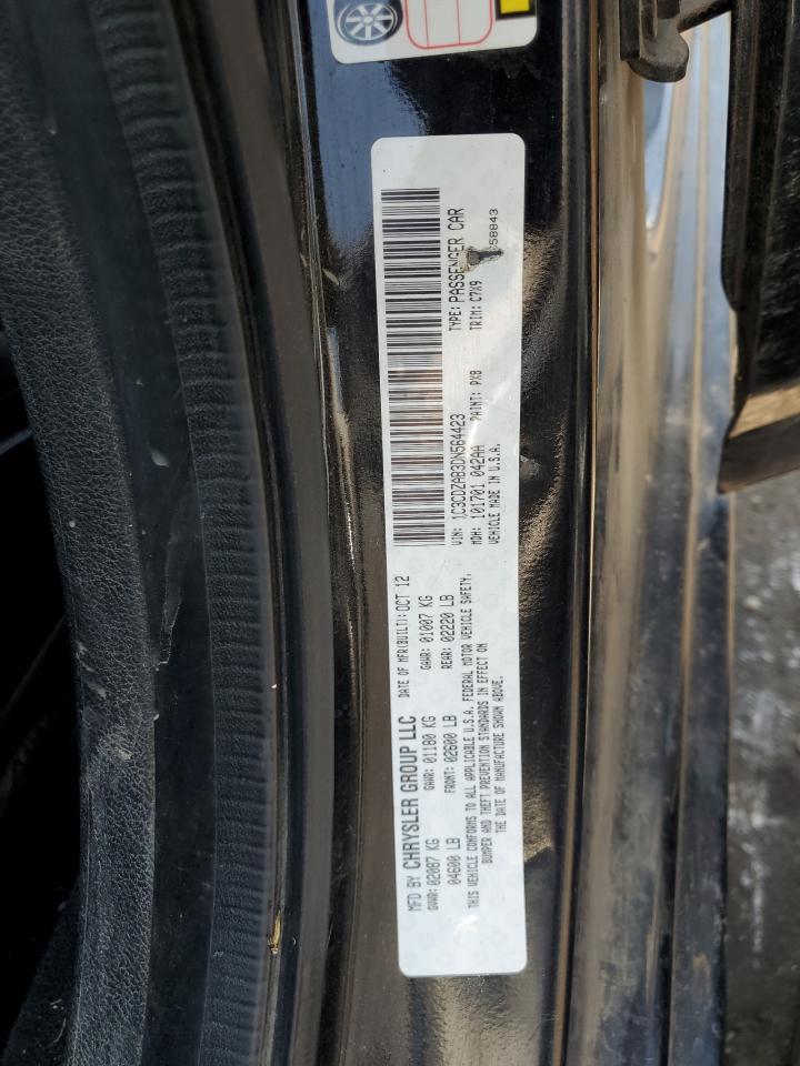 2013 Dodge Avenger Se VIN: 1C3CDZAB3DN564423 Lot: 61346934