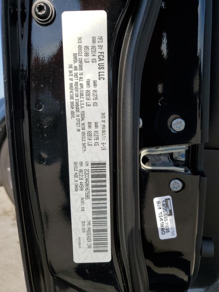 2019 Chrysler 300 Touring VIN: 2C3CCAAG0KH675985 Lot: 60339284