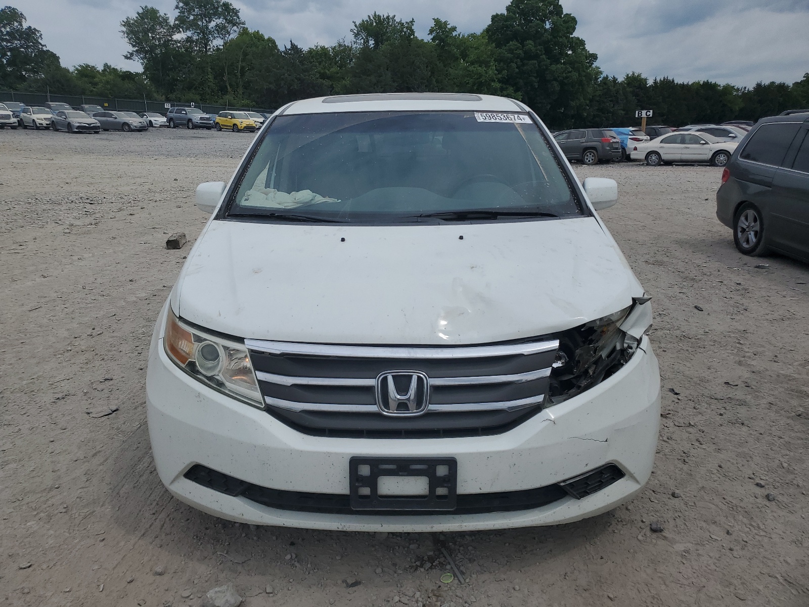 2012 Honda Odyssey Exl vin: 5FNRL5H68CB015923