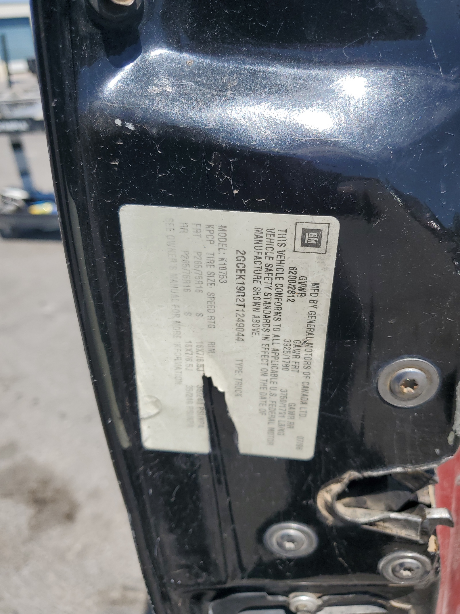 2GCEK19R2T1249044 1996 Chevrolet Gmt-400 K1500