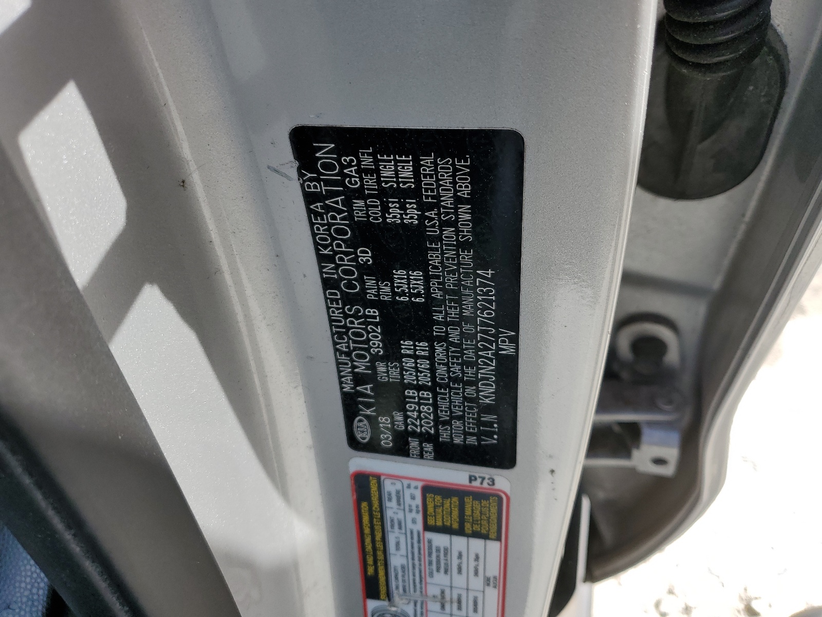 KNDJN2A27J7621374 2018 Kia Soul