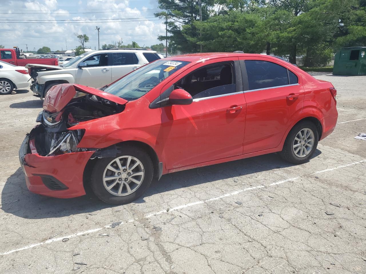 2020 Chevrolet Sonic Lt de vânzare în Lexington, KY - Front End