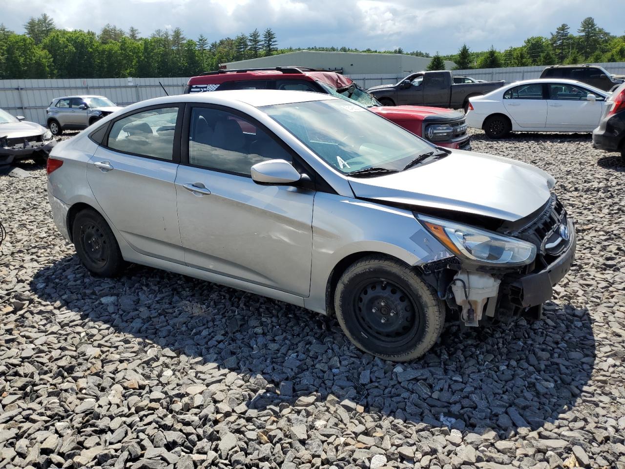 2015 Hyundai Accent Gls VIN: KMHCT4AE4FU917414 Lot: 58436074