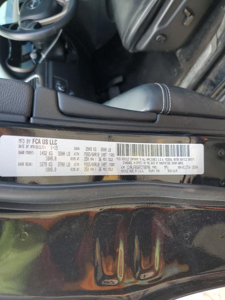 2015 Jeep Grand Cherokee Limited VIN: 1C4RJFBG6FC739706 Lot: 58216624