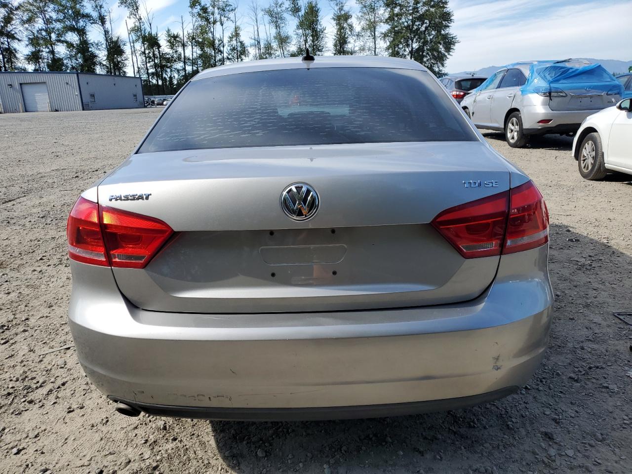 2013 Volkswagen Passat Se VIN: 1VWBN7A34DC079539 Lot: 60374604