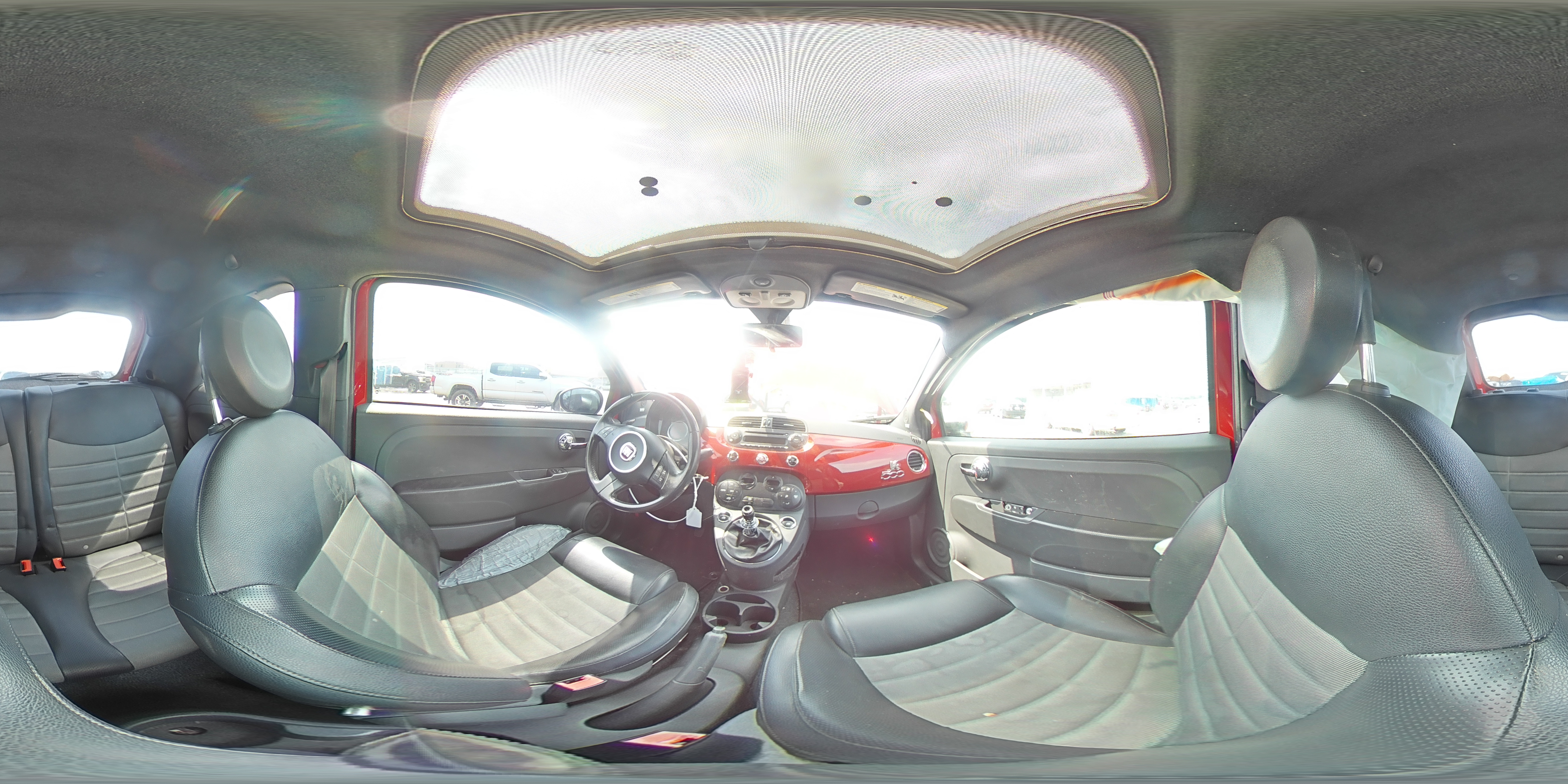 2012 Fiat 500 Sport VIN: 3C3CFFBR8CT100515 Lot: 57647004