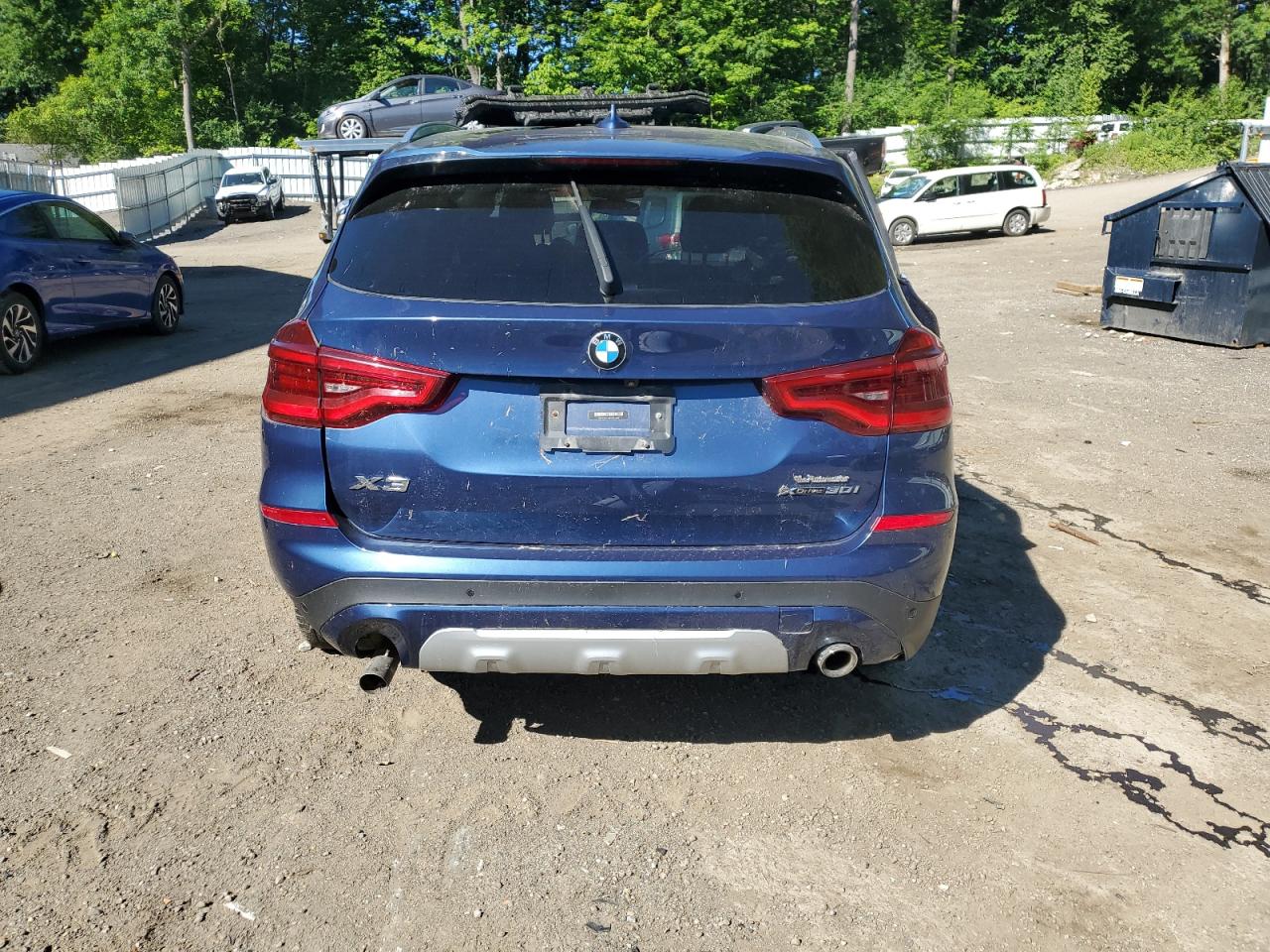 2019 BMW X3 xDrive30I VIN: 5UXTR9C53KLP95589 Lot: 60651744