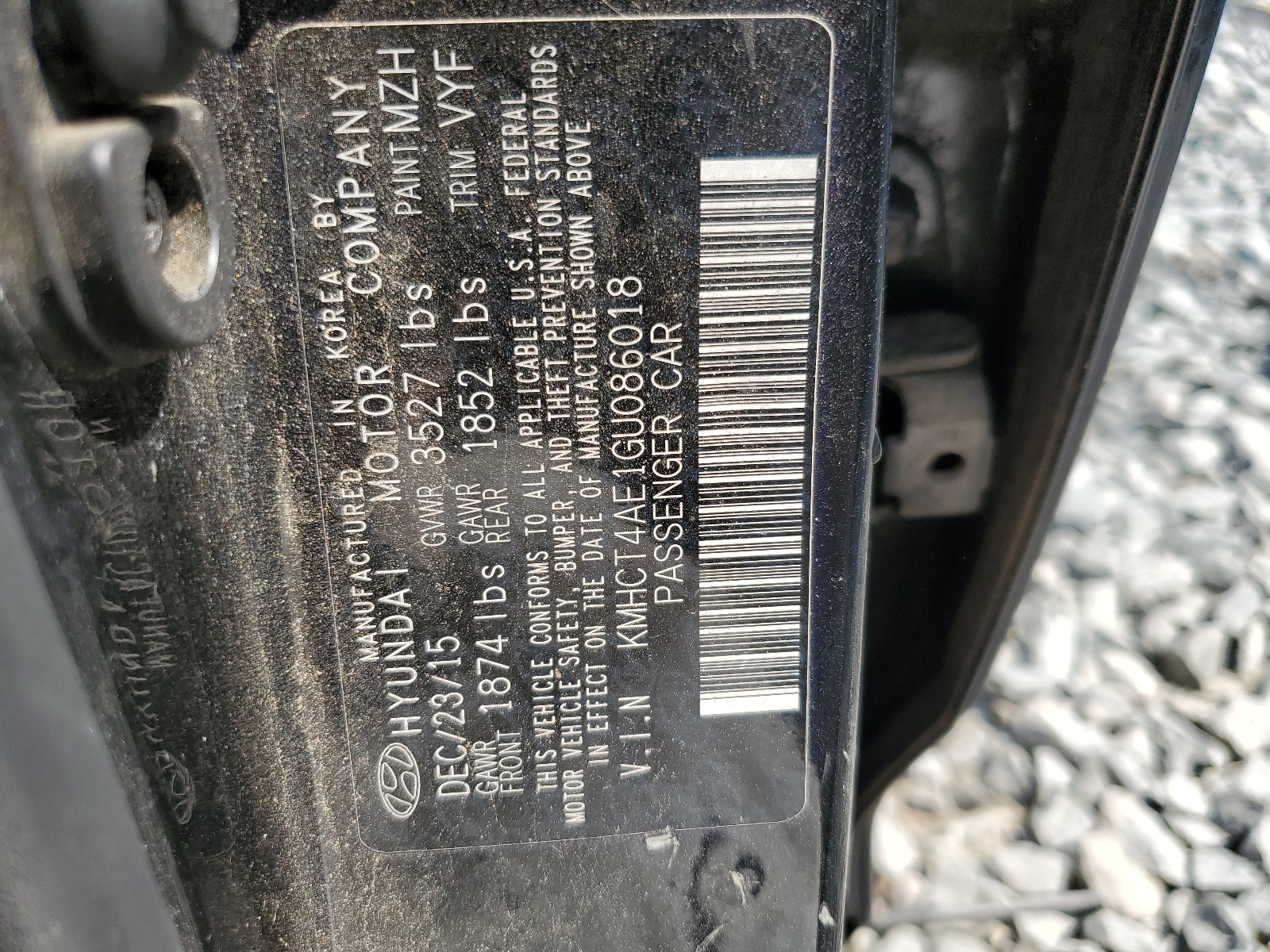 KMHCT4AE1GU086018 2016 Hyundai Accent Se