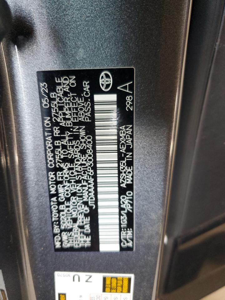 2023 Toyota Crown Xle VIN: JTDAAAAF6P3008400 Lot: 57881754