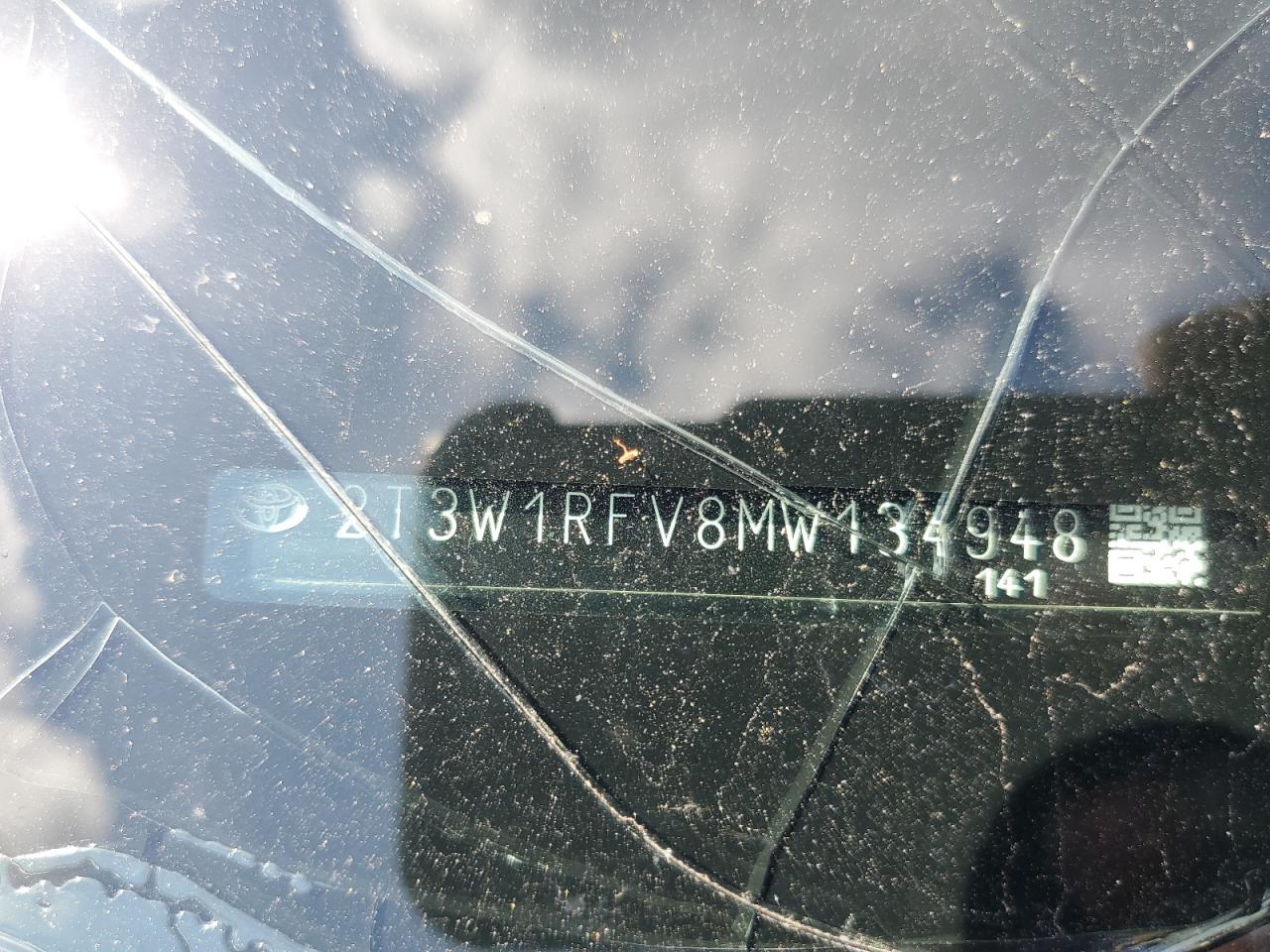 2021 Toyota Rav4 Xle VIN: 2T3W1RFV8MW134948 Lot: 57965634