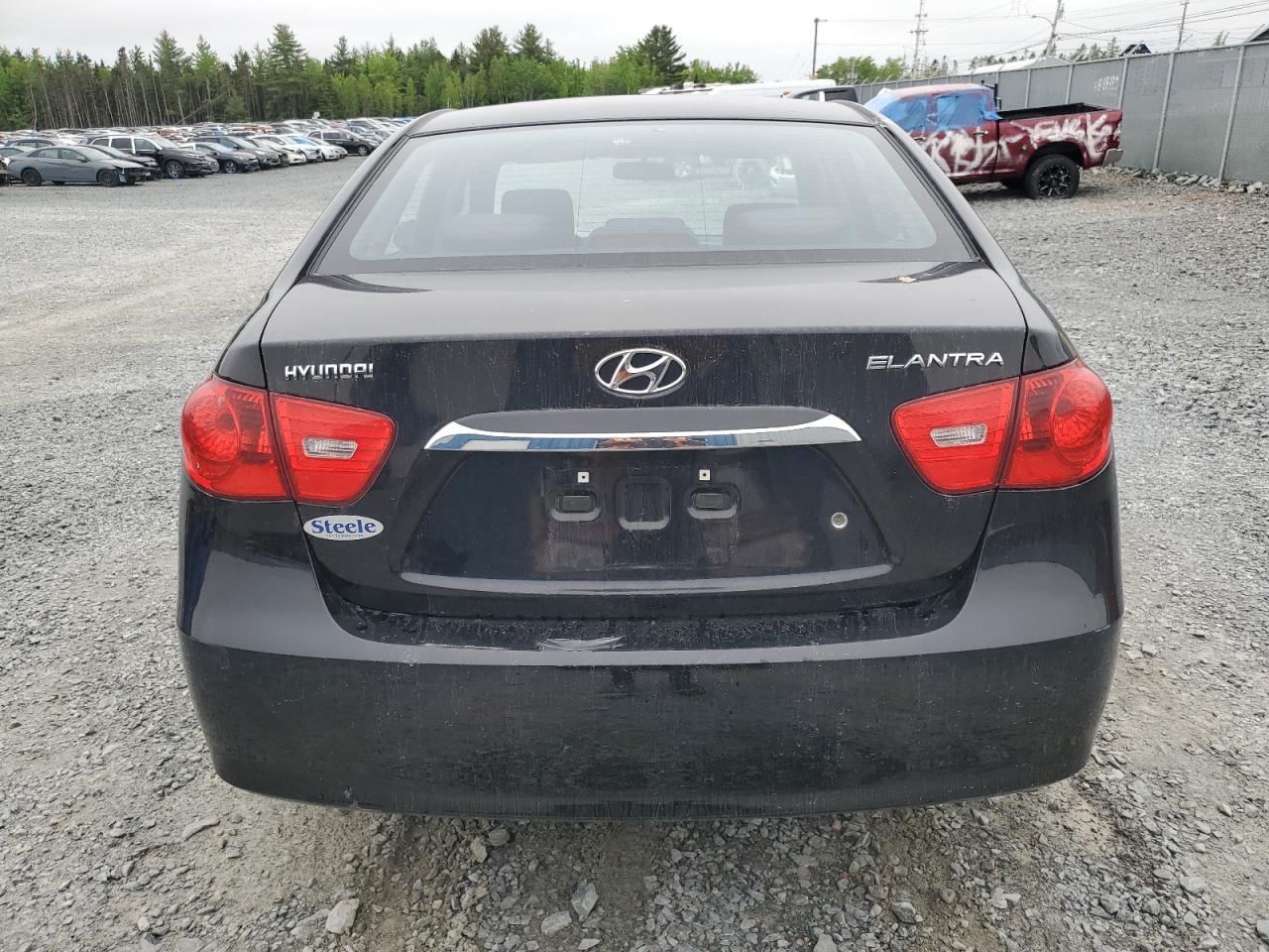 KMHDU4BD7AU987621 2010 Hyundai Elantra Blue