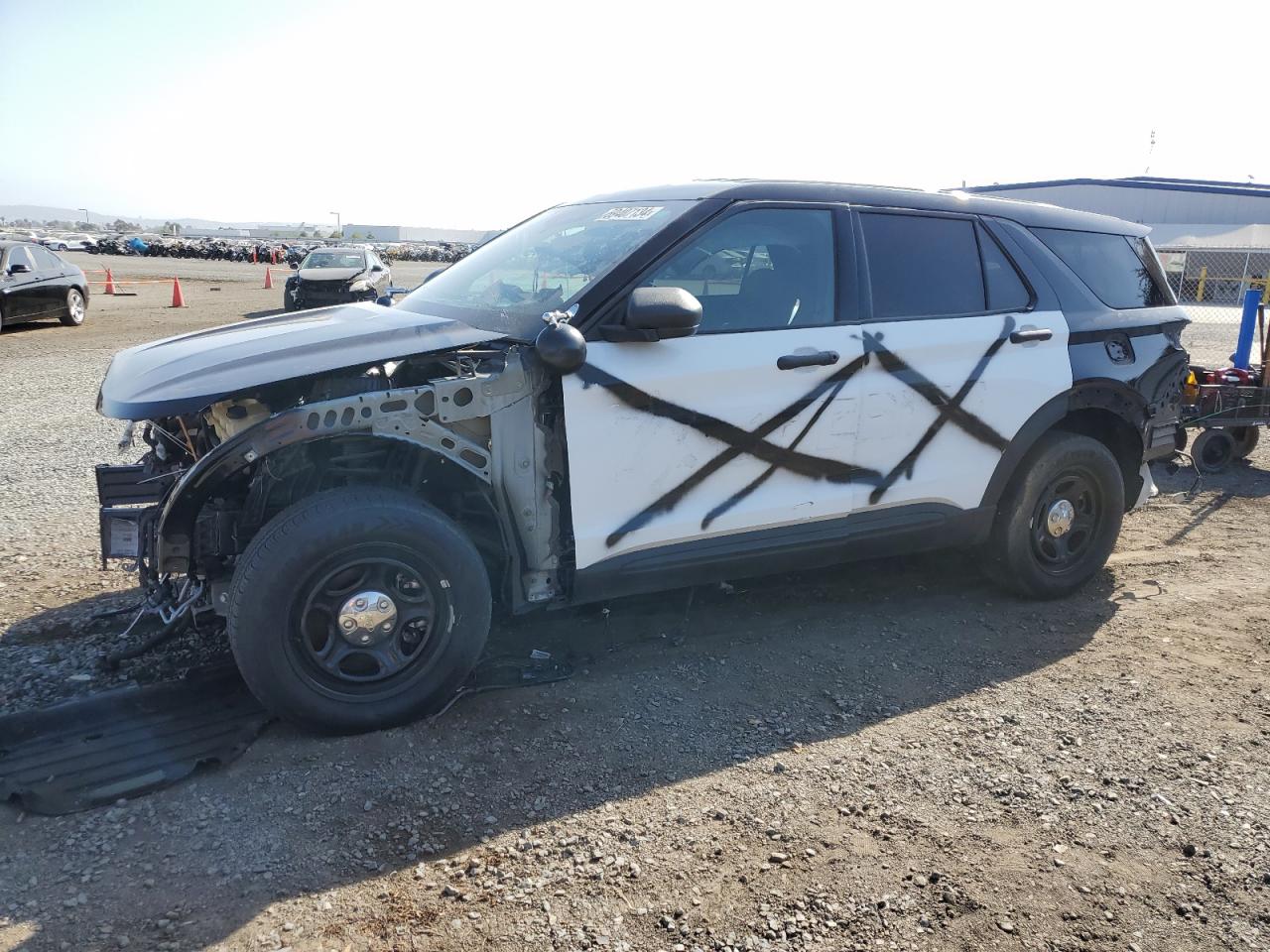 2021 Ford Explorer Police Interceptor VIN: 1FM5K8AW6MNA20128 Lot: 59407134