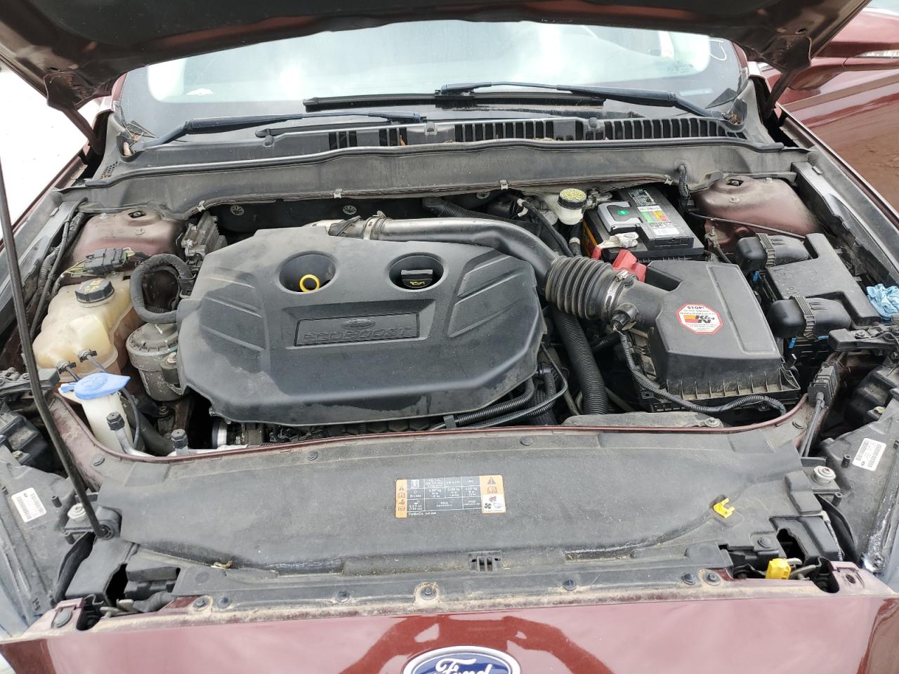 2015 Ford Fusion Titanium VIN: 3FA6P0K93FR180297 Lot: 59273274