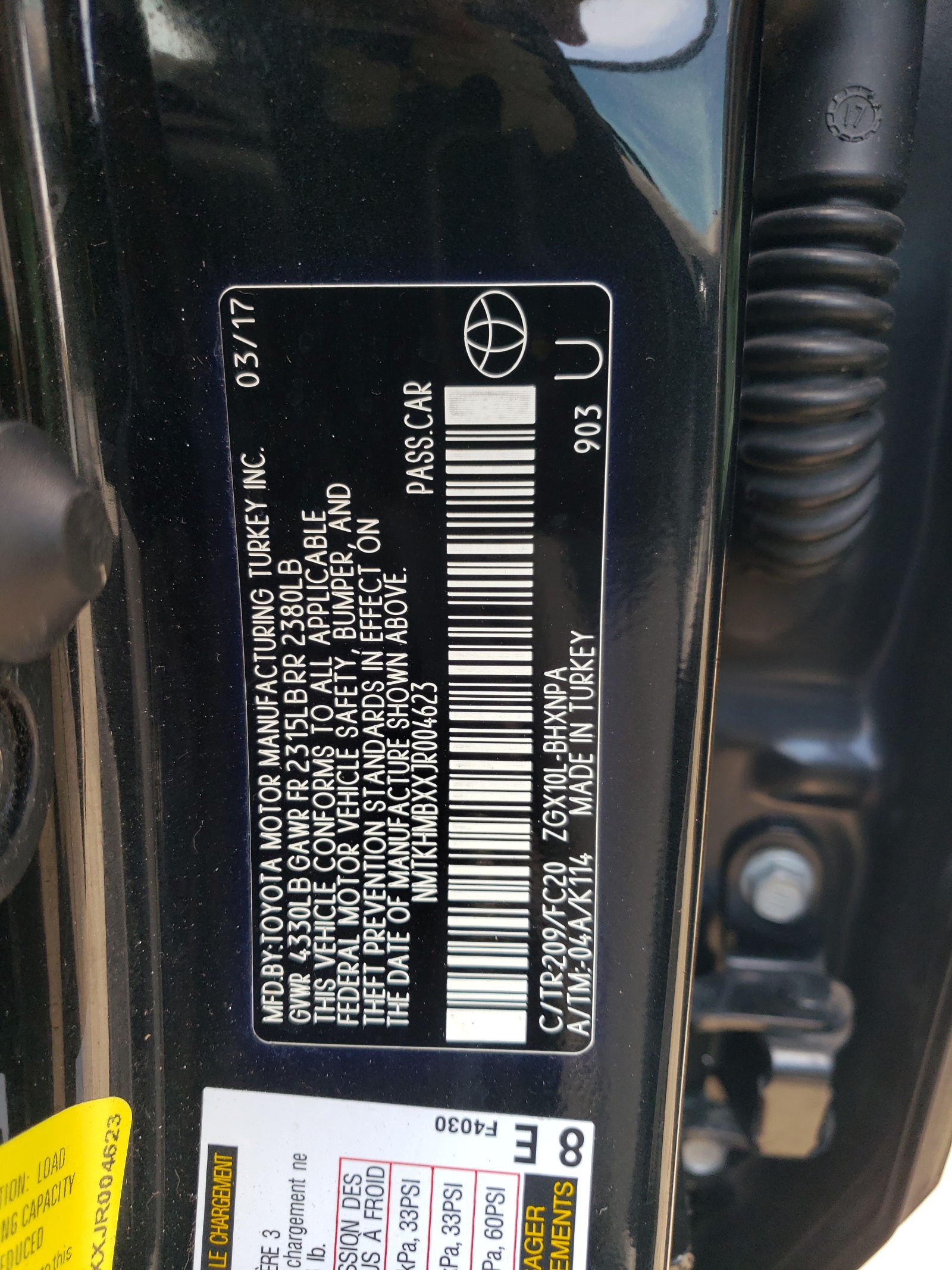 NMTKHMBXXJR004623 2018 Toyota C-Hr Xle