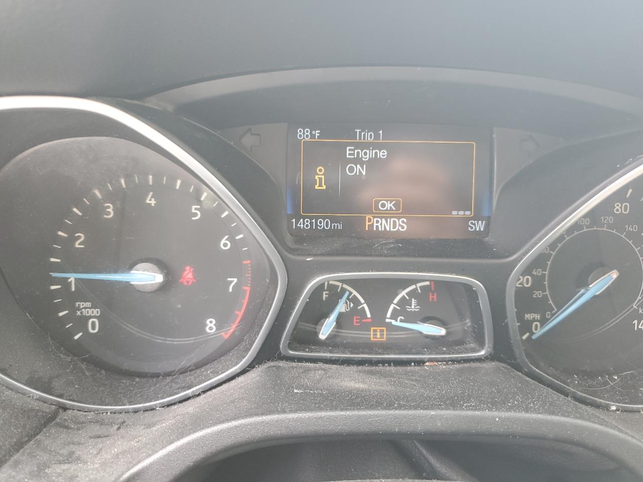 2015 Ford Focus Se VIN: 1FADP3K24FL357417 Lot: 57420134