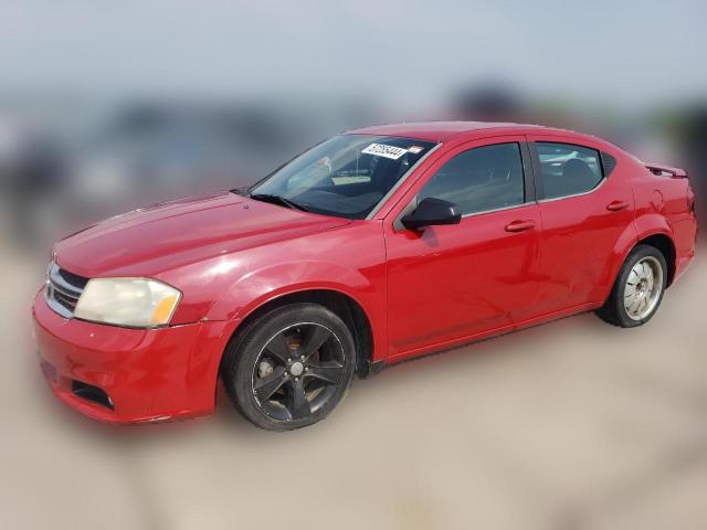  DODGE AVENGER 2013 Красный