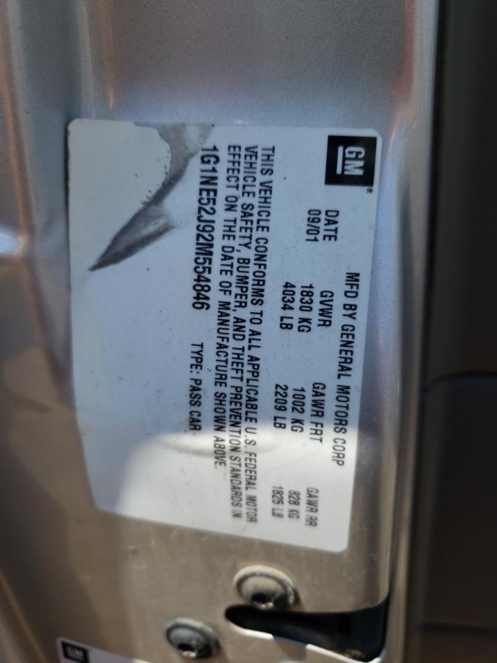 2002 Chevrolet Malibu Ls VIN: 1G1NE52J92M554846 Lot: 58445104