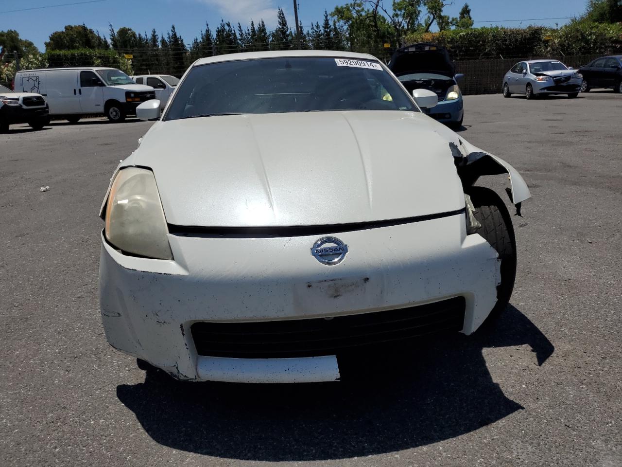 2005 Nissan 350Z Coupe VIN: JN1AZ34E65M654411 Lot: 59290914