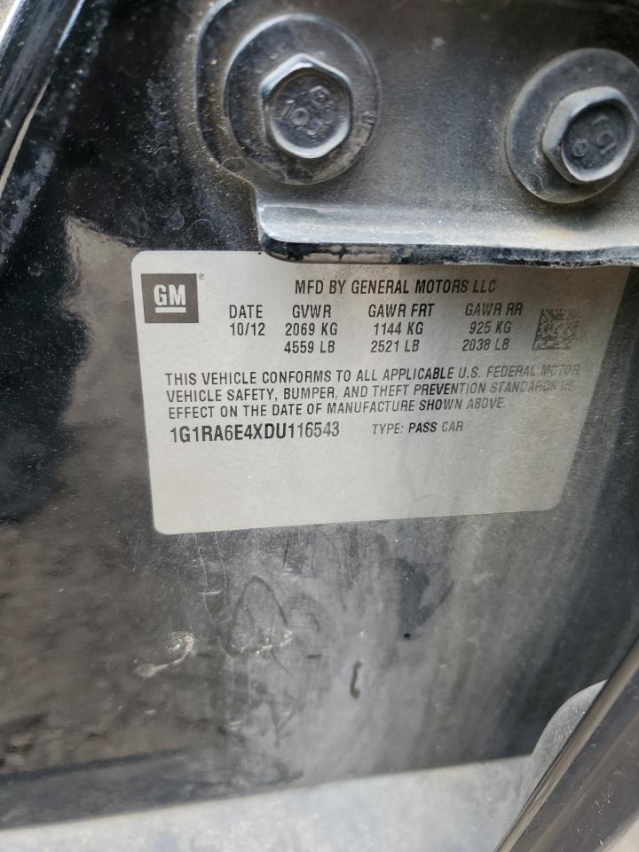 2013 Chevrolet Volt VIN: 1G1RA6E4XDU116543 Lot: 58537464