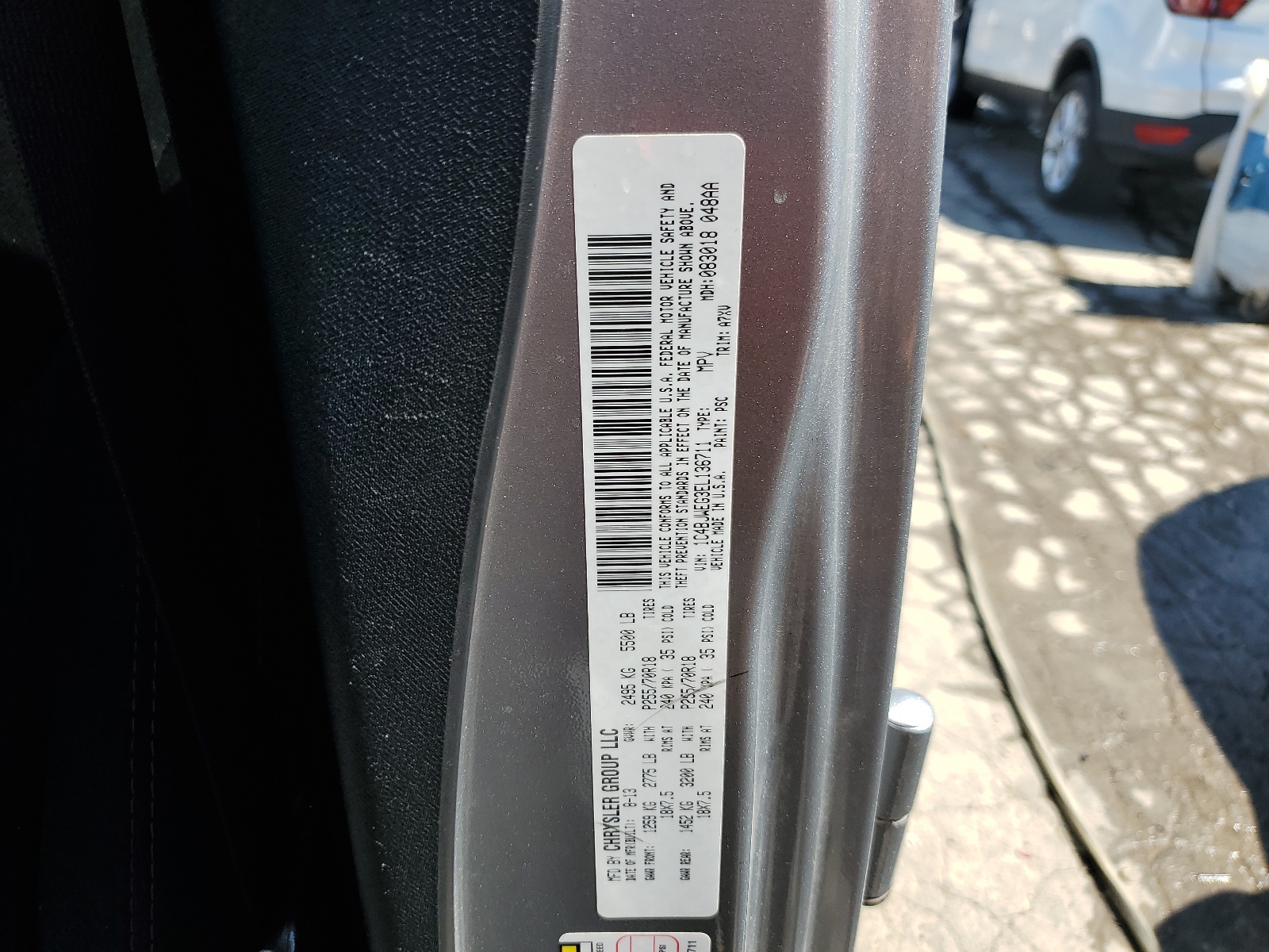 1C4BJWEG3EL136711 2014 Jeep Wrangler Unlimited Sahara