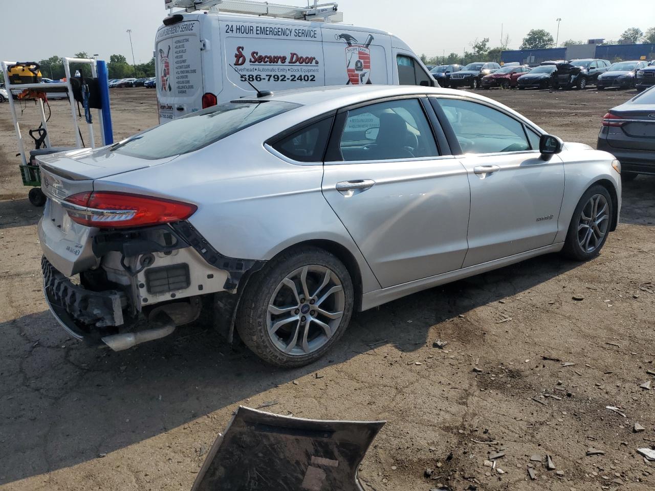 2017 Ford Fusion Se Hybrid VIN: 3FA6P0LU8HR325338 Lot: 60274064