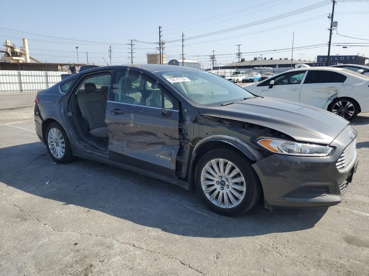 3FA6P0UU3GR384858 2016 Ford Fusion S Hybrid