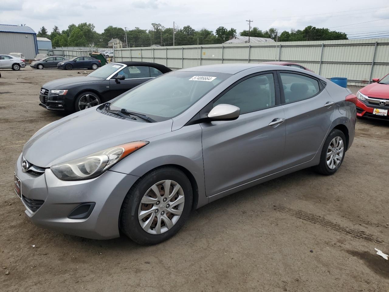 2013 Hyundai Elantra Gls VIN: KMHDH4AE1DU593244 Lot: 57486664