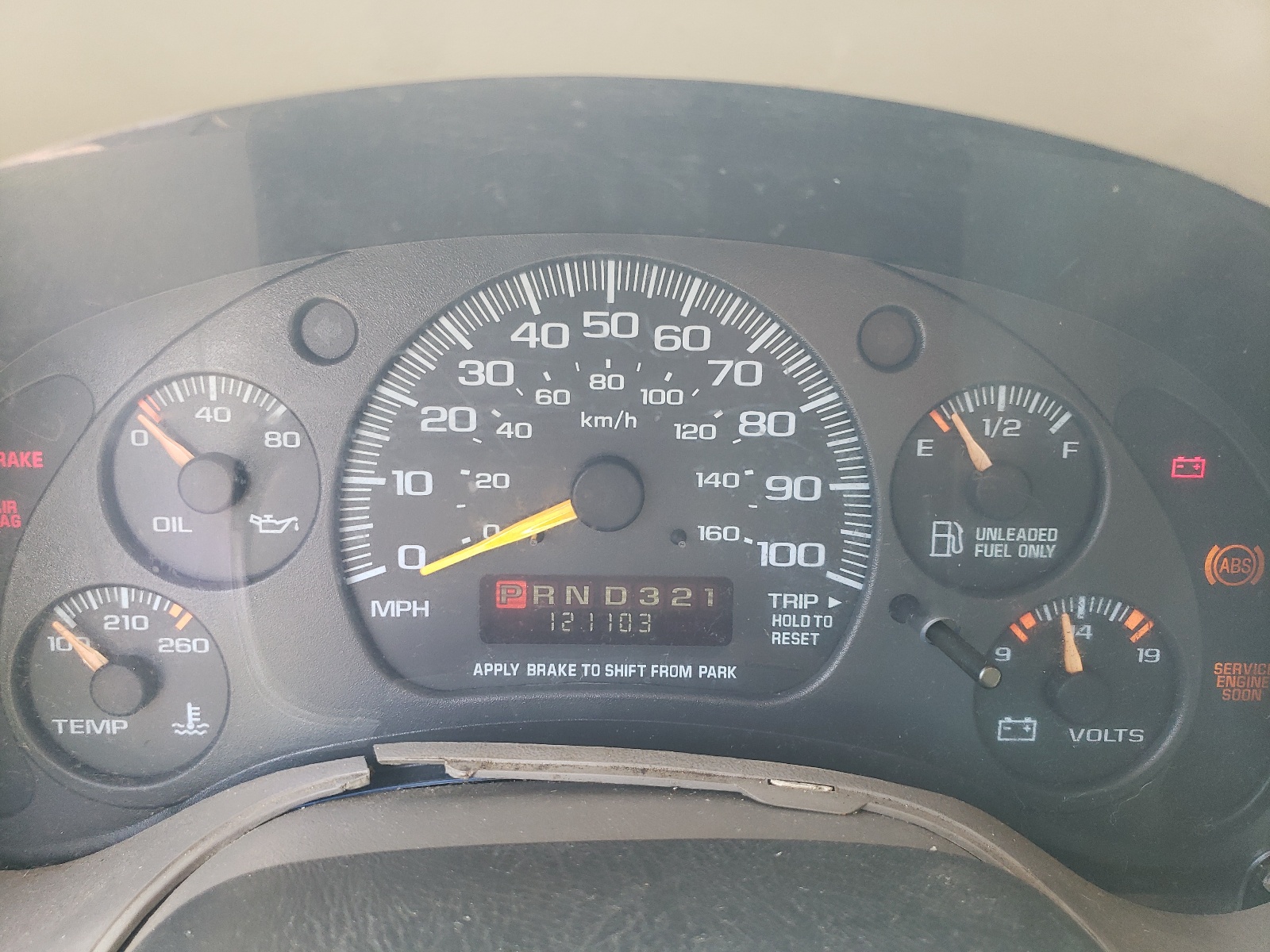 1GCDM19W21B108841 2001 Chevrolet Astro