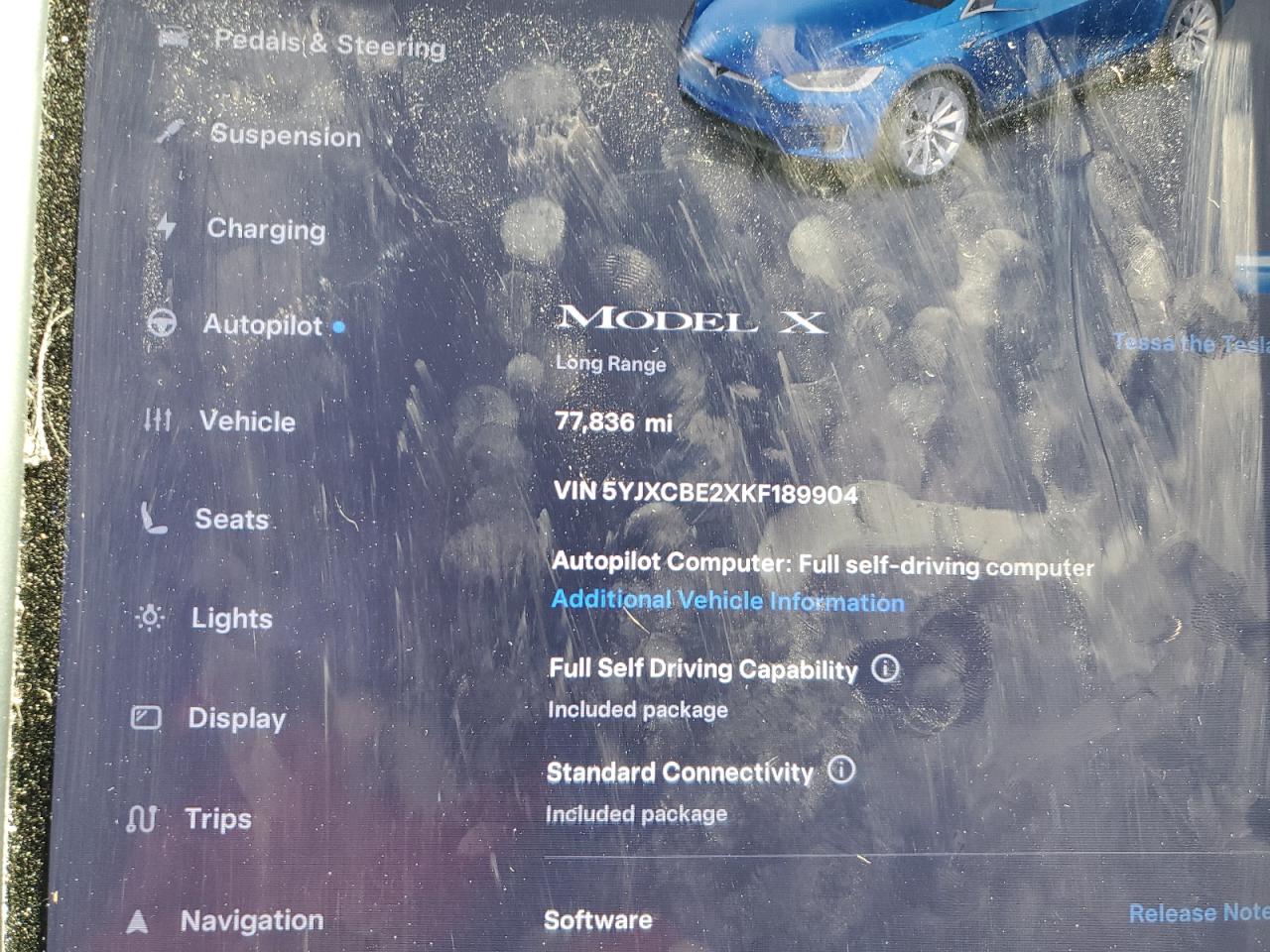 5YJXCBE2XKF189904 2019 Tesla Model X