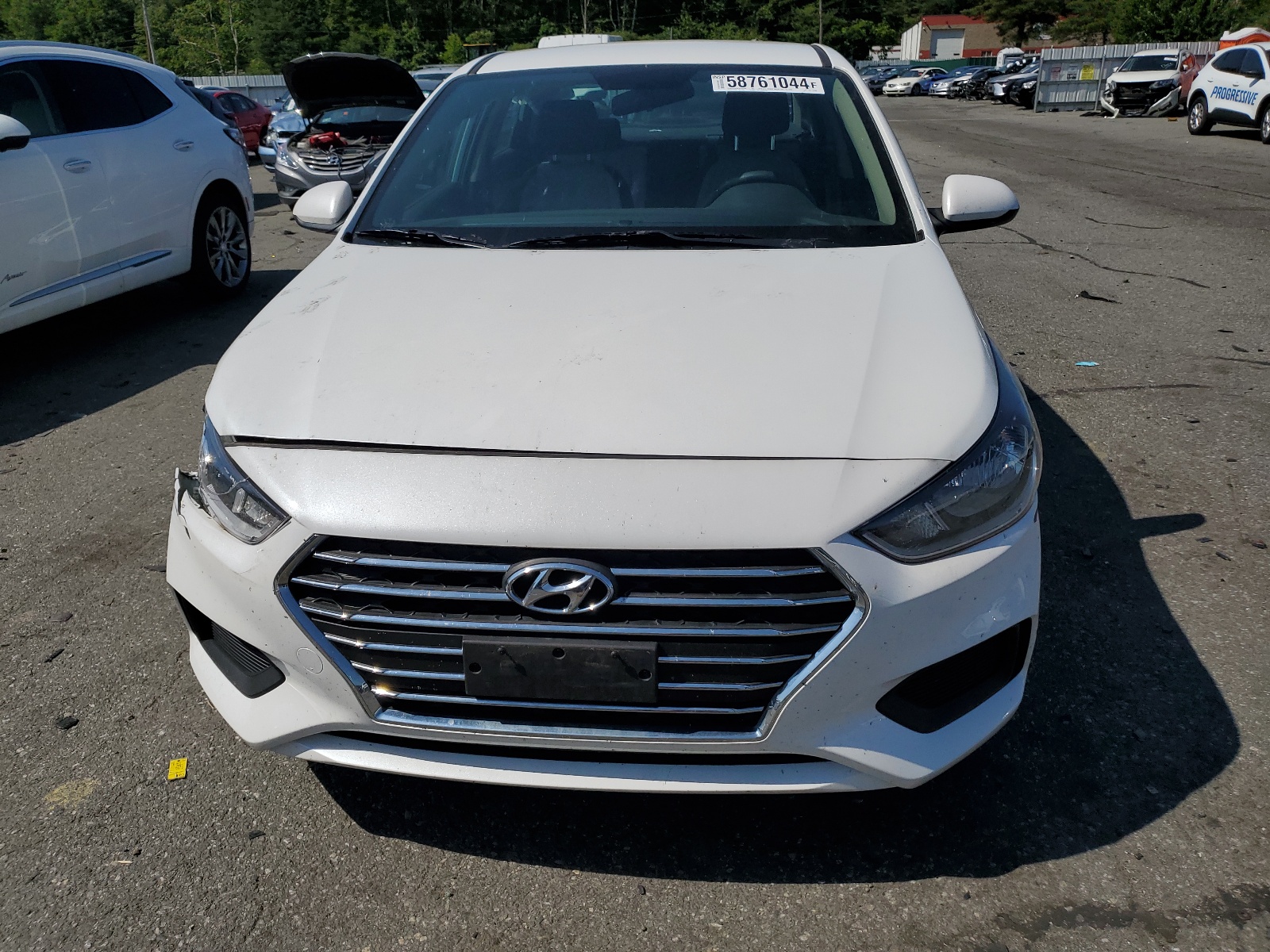 2022 Hyundai Accent Se vin: 3KPC24A65NE177966