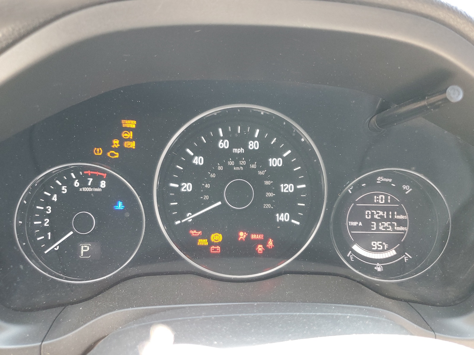 3CZRU6H57HM725323 2017 Honda Hr-V Ex