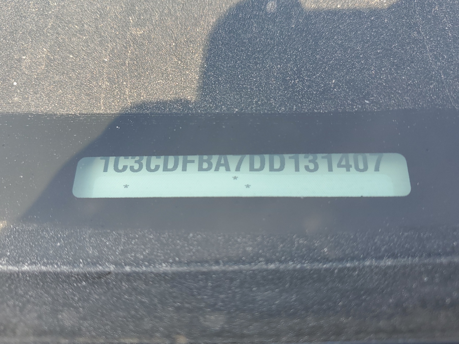 1C3CDFBA7DD131407 2013 Dodge Dart Sxt