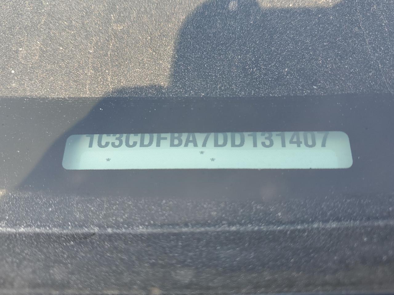 2013 Dodge Dart Sxt VIN: 1C3CDFBA7DD131407 Lot: 59625964