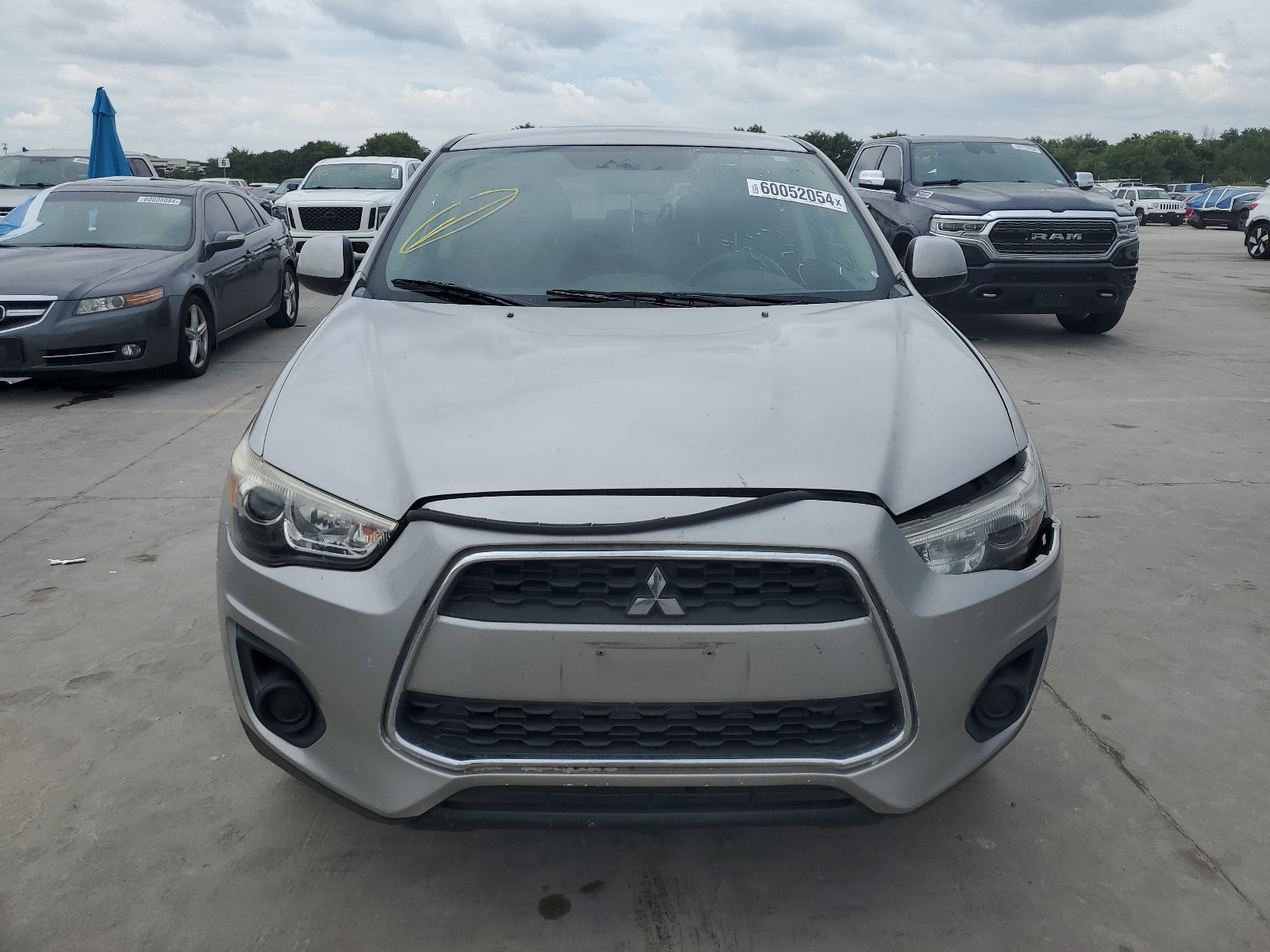 2014 Mitsubishi Outlander Sport Es vin: 4A4AP3AU8EE010376