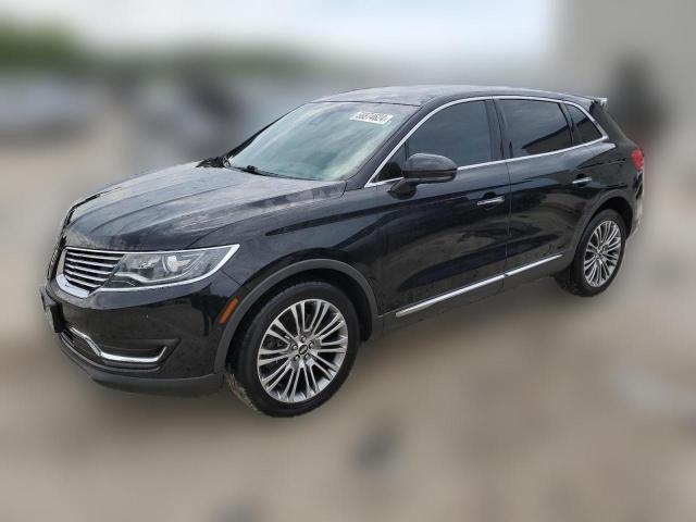  LINCOLN MKX 2016 Чорний