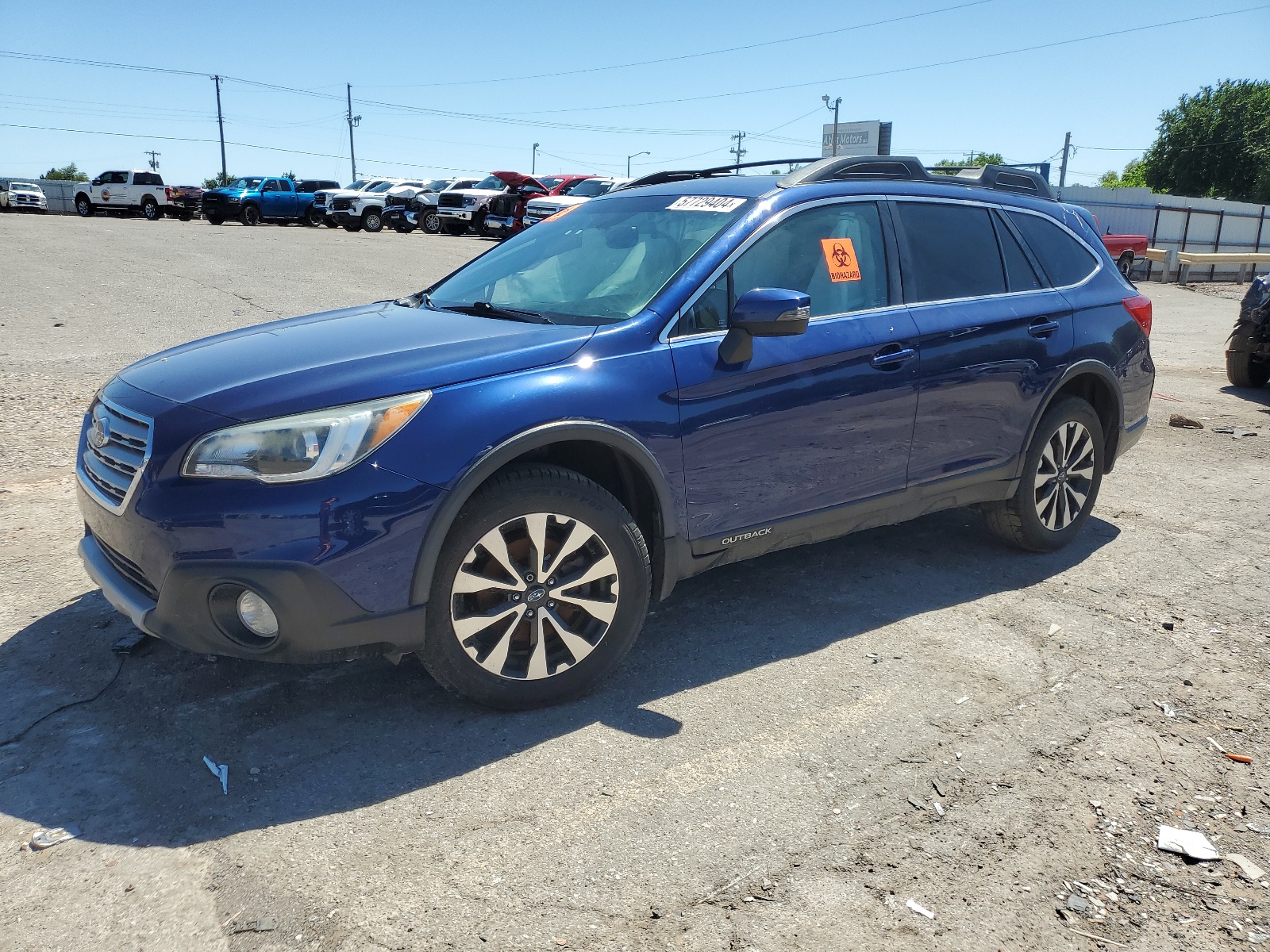 2015 Subaru Outback 2.5I Limited vin: 4S4BSBNC7F3299457