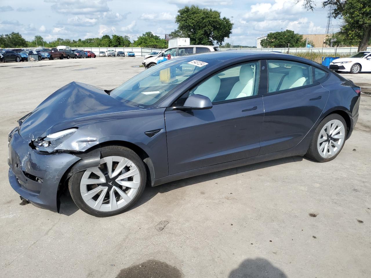 5YJ3E1EA4MF090587 2021 TESLA MODEL 3 - Image 1