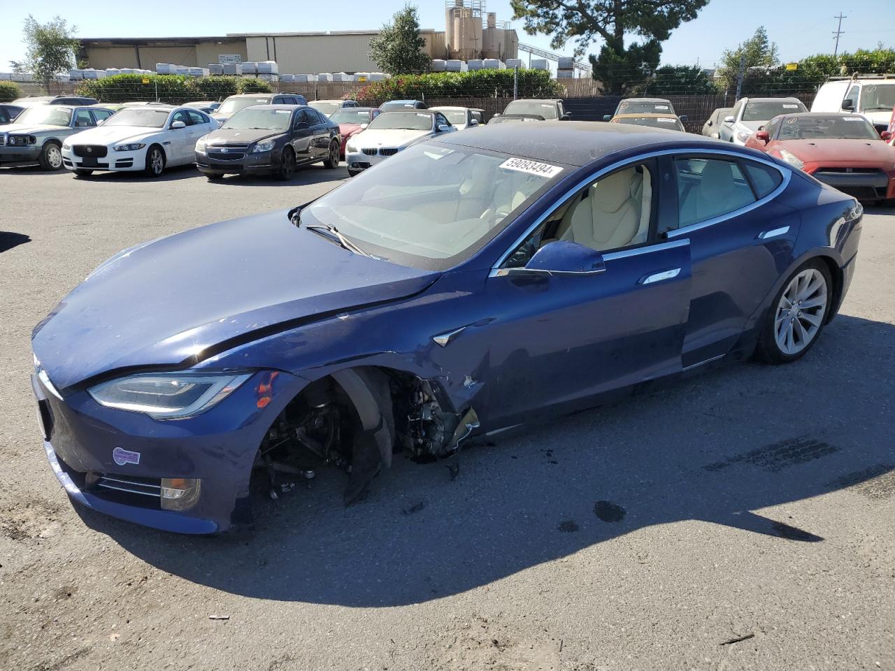 2018 Tesla Model S იყიდება San Martin-ში, CA - Front End