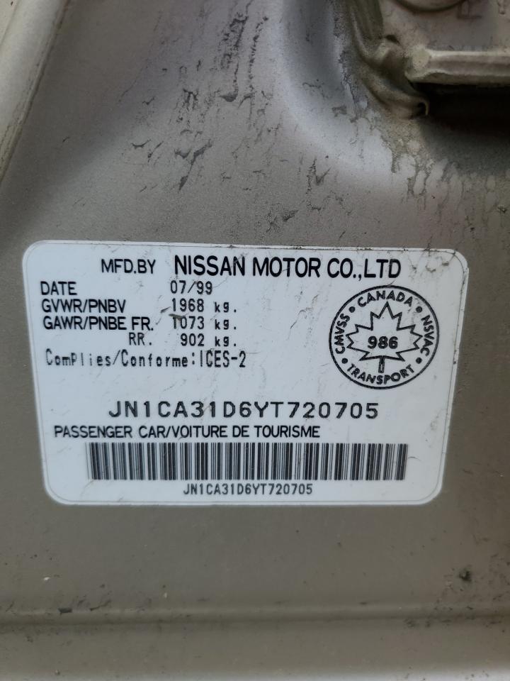 JN1CA31D6YT720705 2000 Nissan Maxima Gle