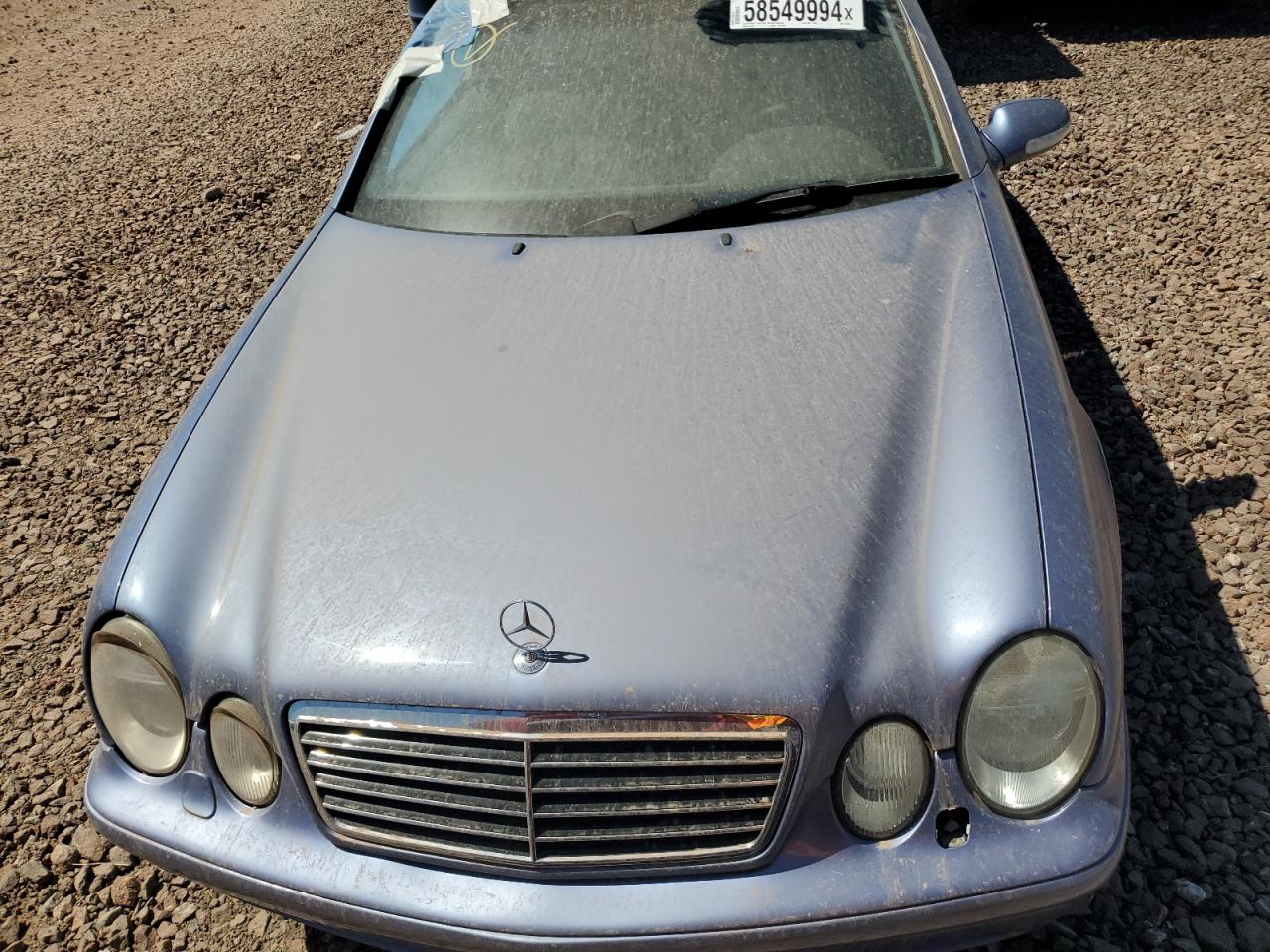 2002 Mercedes-Benz Clk 430 VIN: WDBLJ70G82T125246 Lot: 58549994
