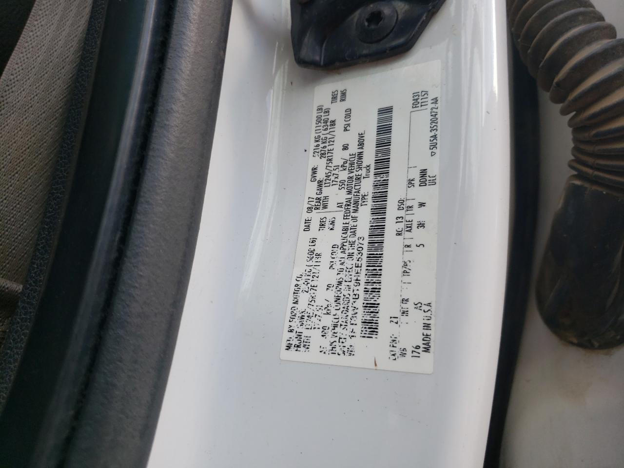 2017 Ford F350 Super Duty VIN: 1FT8W3BT9HEE53073 Lot: 56487384